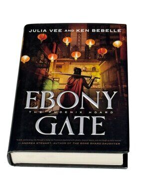 Ebony Gate Julia Vee Ken Bebelle 2023 Hardcover Fantasy First Edition Book